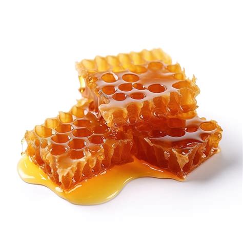 Premium Ai Image Honeycombs With Honey