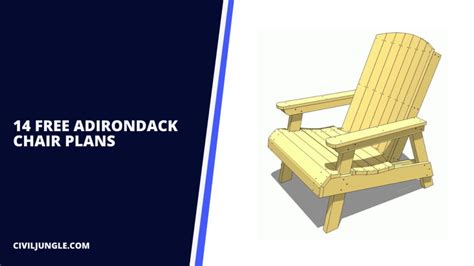 Crafting Comfort 14 Free Adirondack Chair Plans For Your Outdoor Oasis