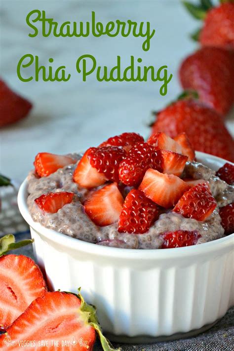 Strawberry Chia Pudding Vegan Non Dairy Sugar Free Gluten Free