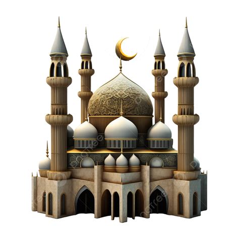 รูปramadan Kareem Eid Mubarak แนวคิดมัสยิด 3d Masjid Png Eid Mubarak