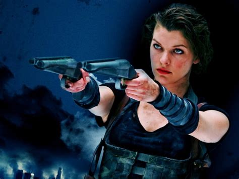 Milla Jovovich Actress Brunette Brunettes Women Female Feamles