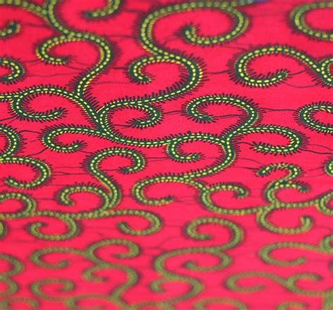 Red Ankara Macaroni African Print Red African Print By Skirtntop