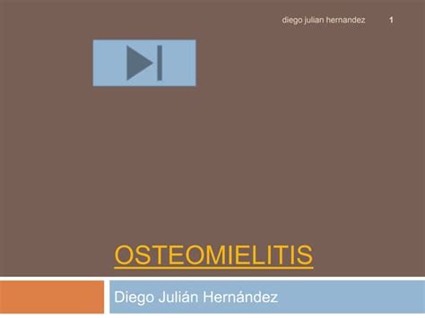 Osteomielitis Ppt