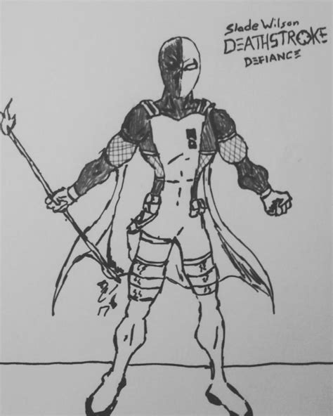 Slade Wilson Deathstroke By 7chaos13 On Deviantart