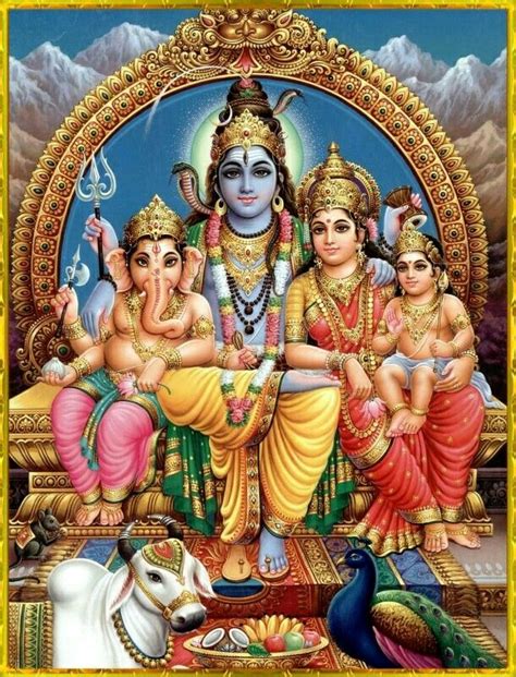 Bhagwan Shiva Family Photos | Best Shiva Family Images