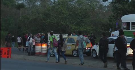 Residentes de Altos del Ángel cierran la vía Panamericana Nacionales