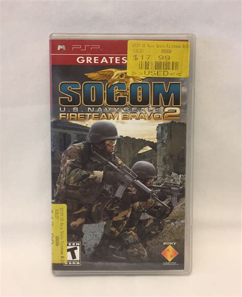 Socom Us Navy Seals Fireteam Bravo Game Umd For Sony Psp Video