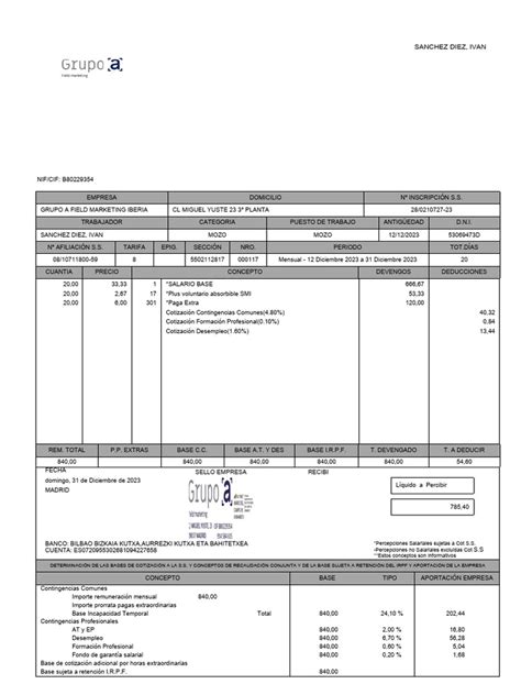 Hoja De Salario Id098582082 Pdf Salario Ética De Negocios