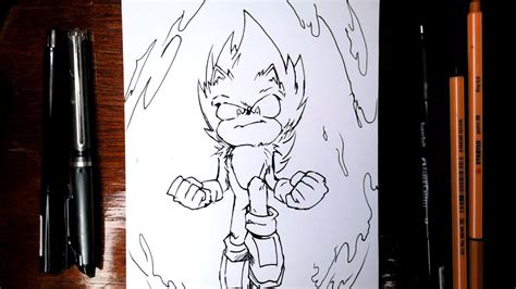 Cómo Dibujar El Super Sonic Paso A Paso Youtube