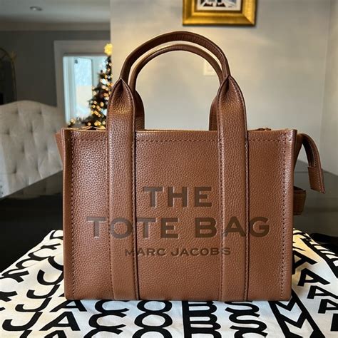 Marc Jacobs Bags Marc Jacobs The Leather Mini Tote Bag Argan Oil