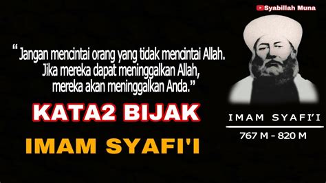 Kata Mutiara Imam Syafi I Homecare24