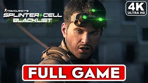 Splinter Cell Blacklist Gameplay Walkthrough Part Full Game K Ultra Hd