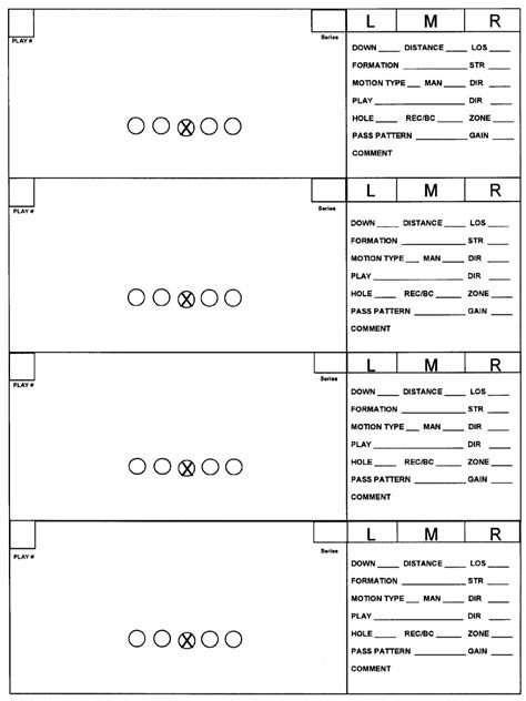 Printable Football Scouting Report Template Backup Or Instantly