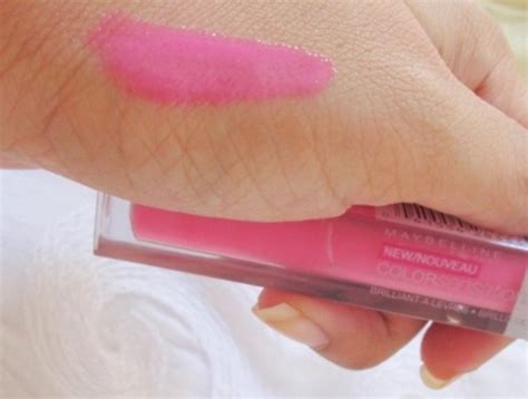 Maybelline Color Sensational High Shine Lip Gloss Electric Shock Review