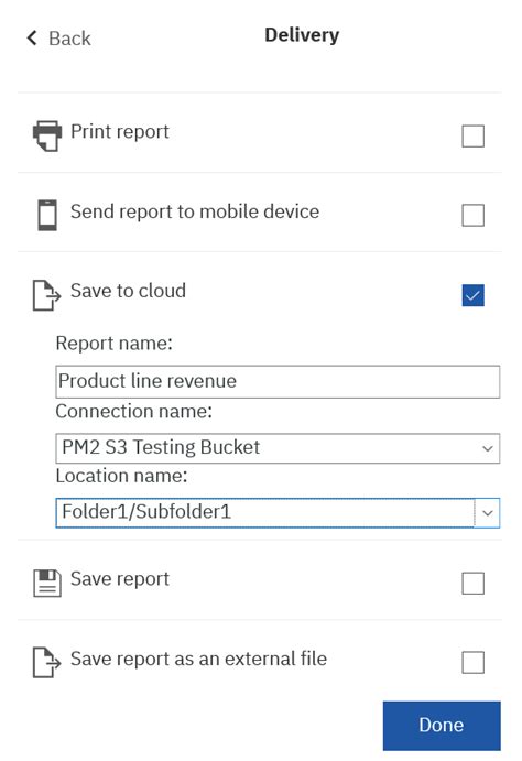 How To Save Report Outputs To A File System In Cognos Analytics PMsquare