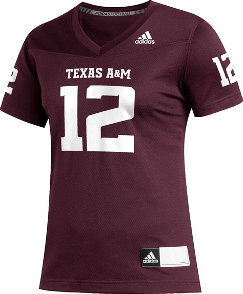 Adidas Texas Aandm Aggies 12 Maroon Replica Football Jersey In Purple Lyst