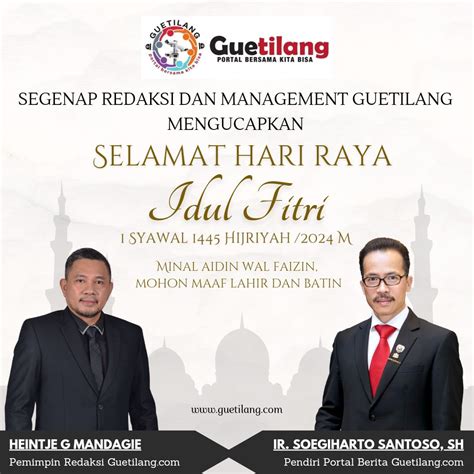 Redaksi Guetilang Mengucapkan Selamat Hari Raya Idul Fitri 1445 H Biskom