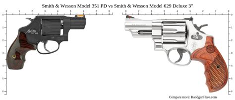 Smith Wesson Model Pd Vs Smith Wesson Model Deluxe Size