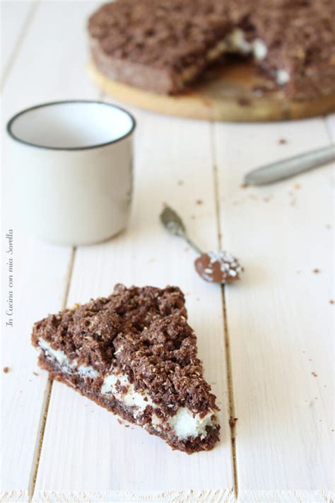 Sbriciolata Al Cacao Con Nutella E Cocco In Cucina Con Mia Sorella