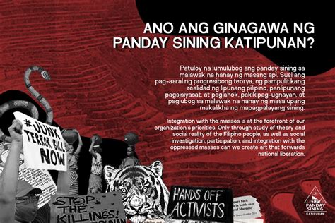 Panday Sining Katipunan On Twitter Hinahamon Tayo Ng Kasalukuyang