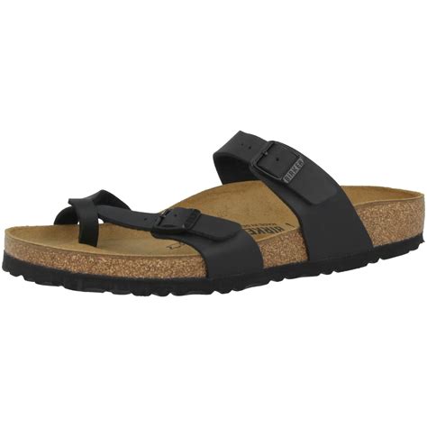 Birkenstock Mayari Birko Flor Sandale Normal Schwarz