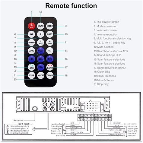 Radio Mp Player Auto Nuodwell Cu Telecomanda Intrare Audio Aux