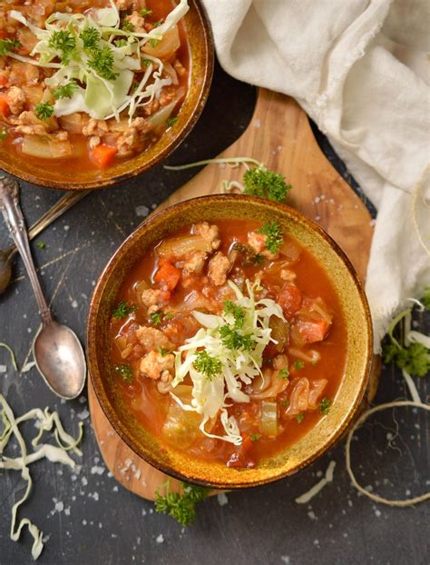 Slow Cooker Cabbage Roll Soup Whole Paleo Wonkywonderful