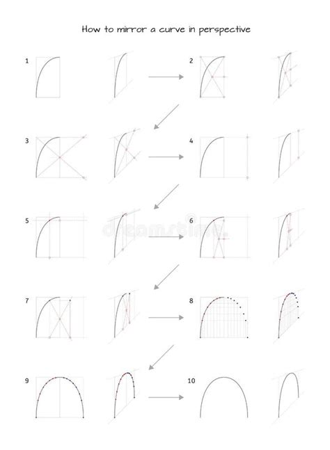 How To Mirror Curve Perspective Stock Illustrations 3 How To Mirror Curve Perspective Stock