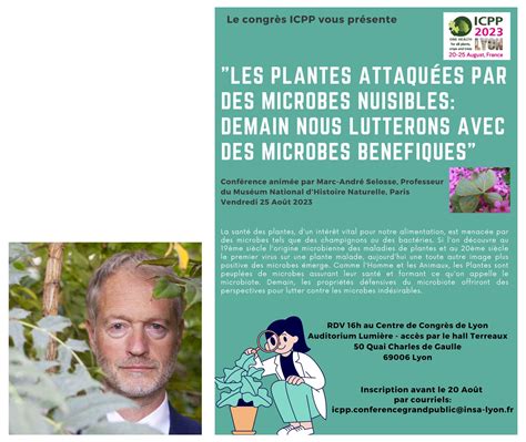 Société Française de Phytopathologie on Twitter Marc André Selosse