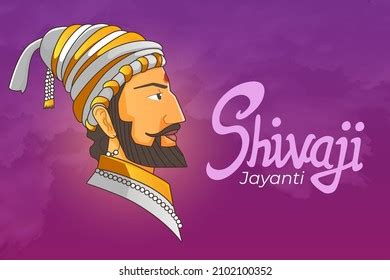 Shivaji Jayanti Celebration Vector Greetings Banner Stock Vector ...