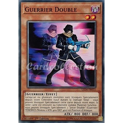 Guerrier Double Led Fr Carte Yu Gi Oh Commune Neuve Vf