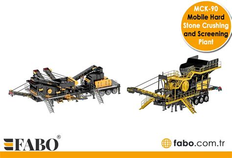 MCK 90 Mobile Hard Stone Crushing And Screening Plant Stock Fabo