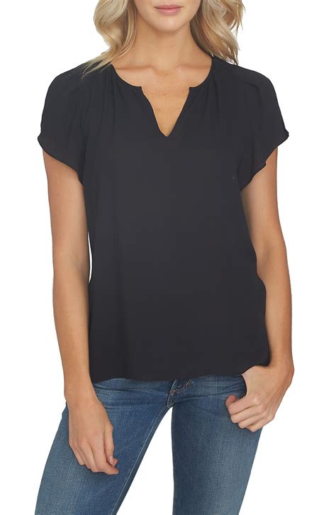 1 State Flutter Sleeve Blouse Nordstrom