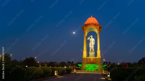 Netaji Canopy Is A 28 Feet Tall Black Granite Statue Of Indian Freedom