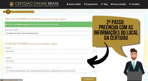 Como Solicitar A Certid O De Nascimento Inteiro Teor Pela Internet