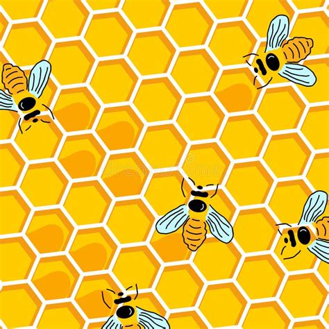 Honey Bee Honey Comb Flat Design Stock Illustrations 3 409 Honey Bee Honey Comb Flat Design