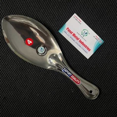 Silver Stainless Steel Rice Serving Spoon For Home At Rs 245 Kg In