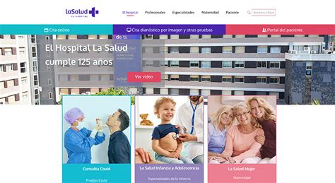 la salud estrena web hospital la salud
