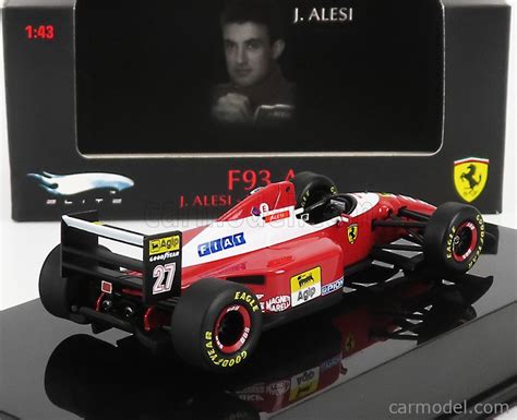 Mattel Hot Wheels T Scale Ferrari F F A N Italy Gp J Alesi Red White
