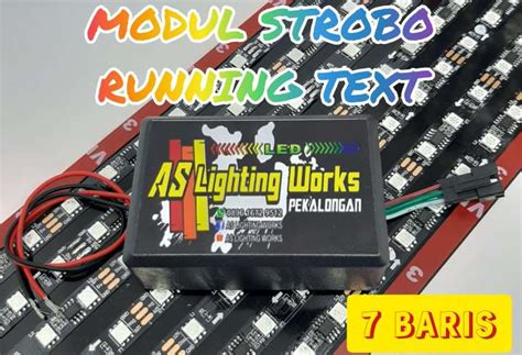 Modul Strobo Running Text Baris Ws Lazada Indonesia