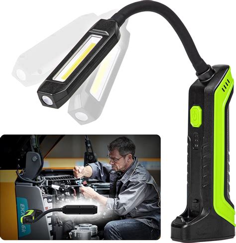 Aaleds Rechargeable Magnetic Led Work Light Lumens Flexible