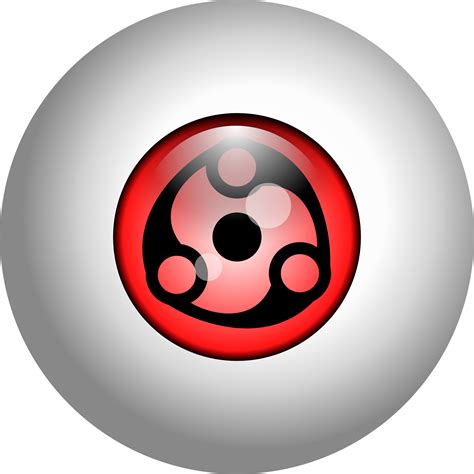 realistic mangekyou sharingan Madara eyeball transparent background 34957312 PNG