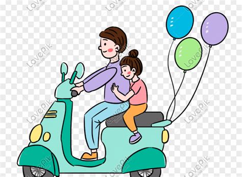 Gambar Kartun Sepeda Motor Inaru Gambar