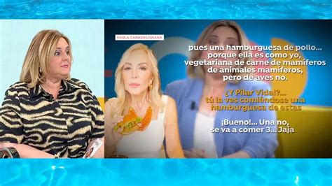 Carmen Lomana Y Pilar Vidal En Pie De Guerra Por Las Palabras De La