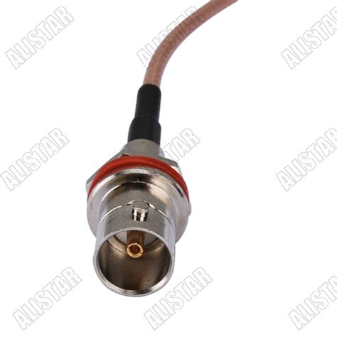 Ohm Mcx Male To Bnc Jack Bulkhead Rg Rf Pigtail Coax Extension