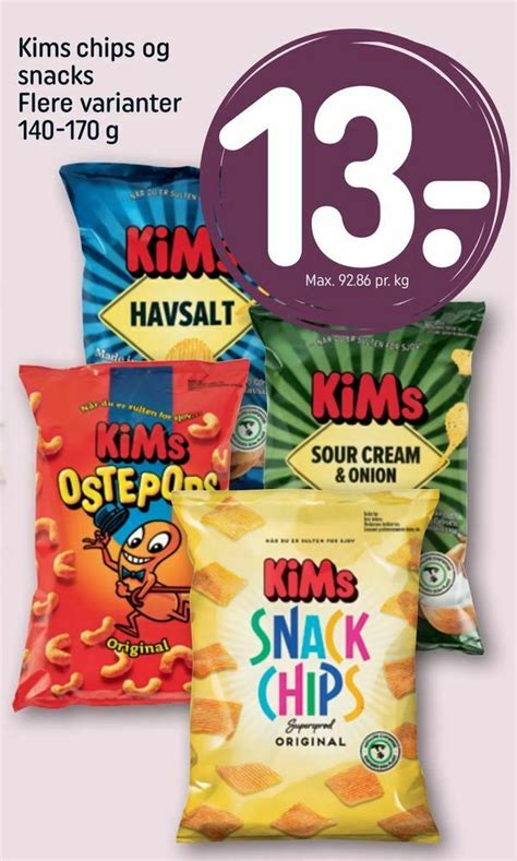 Kims Chips Og Snacks Tilbud Hos Rema