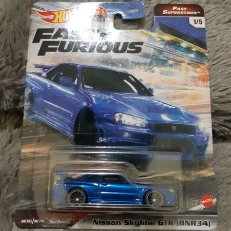 Jual Hotwheels Hot Wheels Nissan Skyline GTR R Fast Furious Fast Tuner Premium MINT Shopee