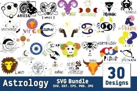 Astrology Svg Bundle Graphic By Candyartstudio · Creative Fabrica