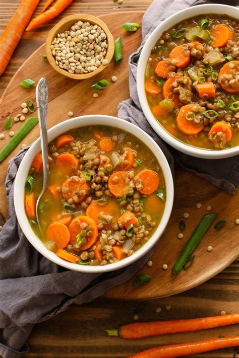 Everyday Carrot Lentil Soup Recipe Carrot And Lentil Soup Vegan