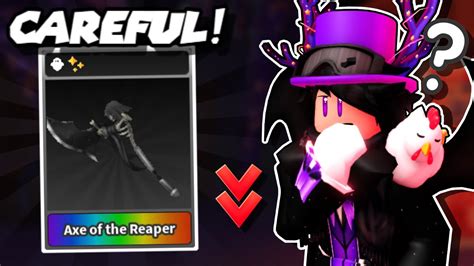 CAREFUL OVERPAYING For AXE OF THE REAPER Survive The Killer YouTube